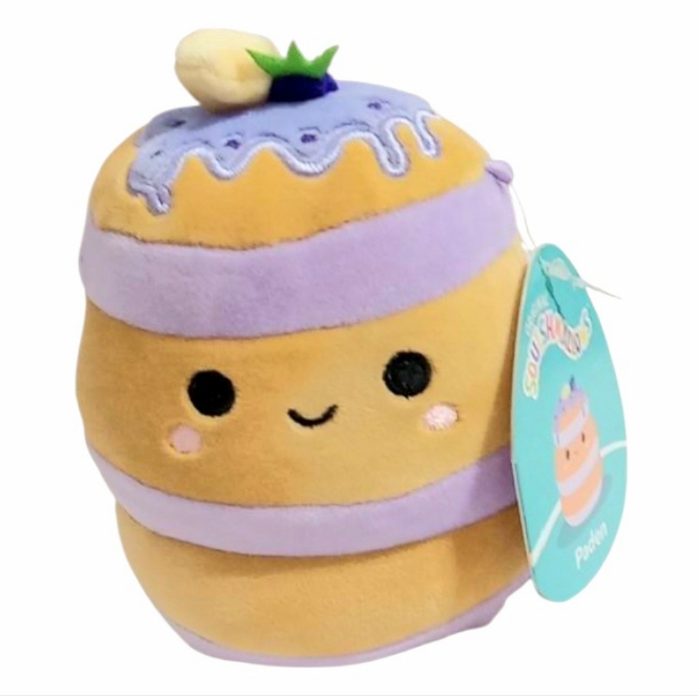 Squishmallows Paden The Blueberry Pancake 6.5" NWT